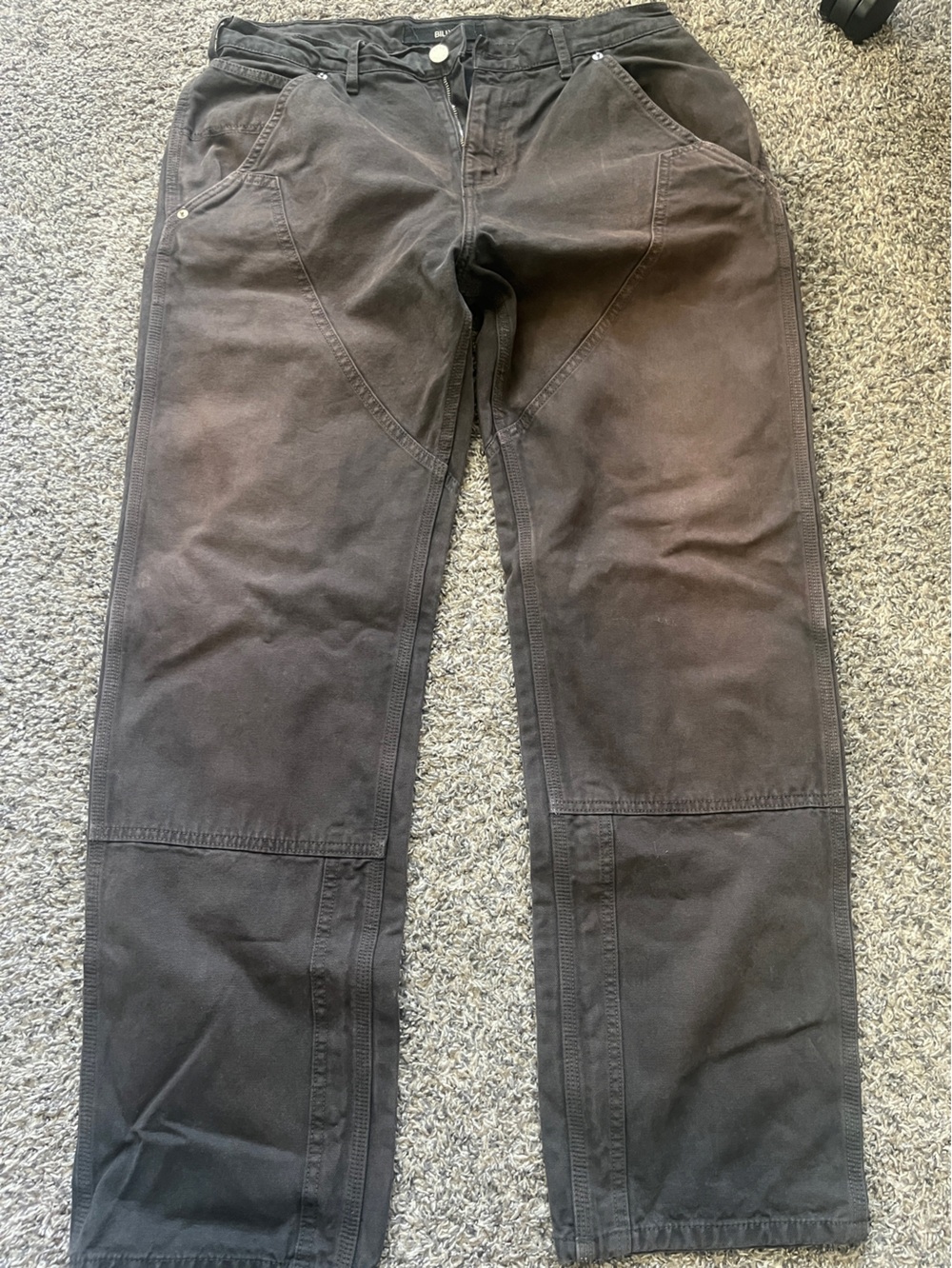 RARE - Billy - Men's Black Workwear Pants - Durable Utility Style